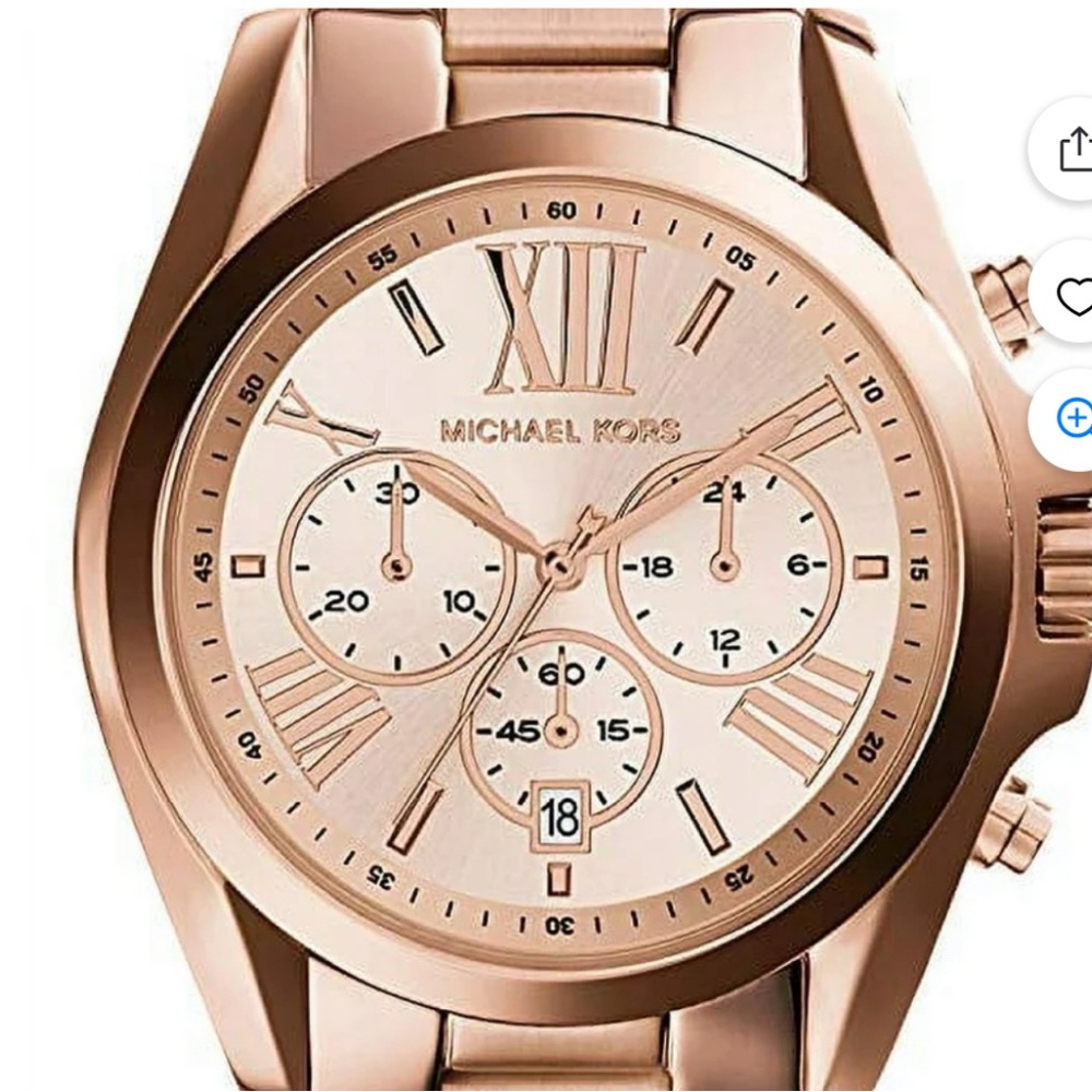 Michael Kors Rose Gold Chronograph Timepiece